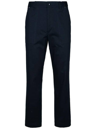 Gabardine Straight Pants Navy - MONCLER - BALAAN 2