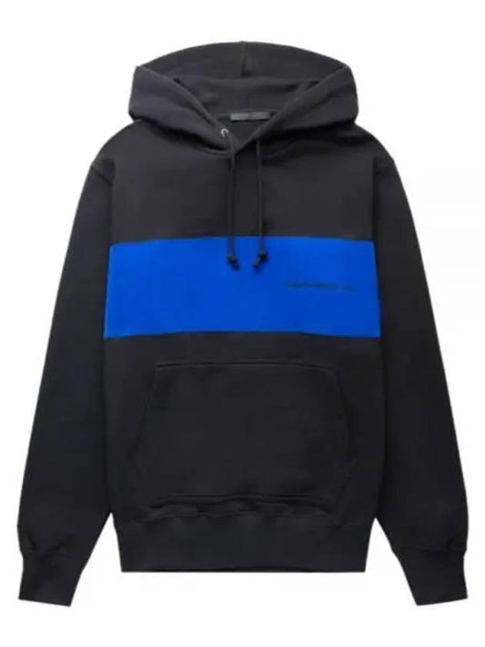 Logo Flock Hoodie Black - HELMUT LANG - BALAAN 1