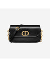 30 Montaigne Avenue Calfskin Shoulder Bag Black - DIOR - BALAAN 1