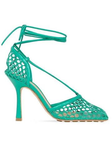 stretch pumps heel green - BOTTEGA VENETA - BALAAN 1