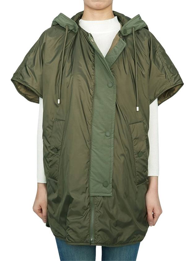 Weekend Egemone Reversible Padded Cape Green - MAX MARA - BALAAN 5