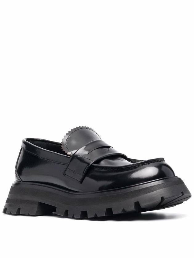 Chunky Sole Wonder Loafers Black - ALEXANDER MCQUEEN - BALAAN 14