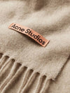 Wool Fringe Muffler Oatmeal Melange - ACNE STUDIOS - BALAAN 6