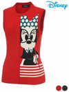 Women s Character Artwork Zip up Knit Vest DL3LKV002 - DISNEY GOLF - BALAAN 1