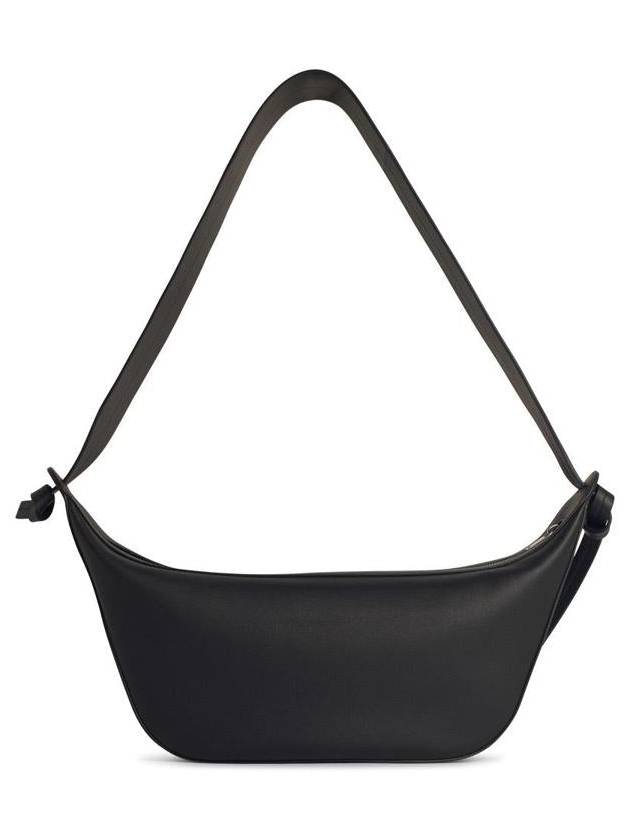 Jil Sander 'Knot' Black Leather Crossbody Bag - JIL SANDER - BALAAN 3