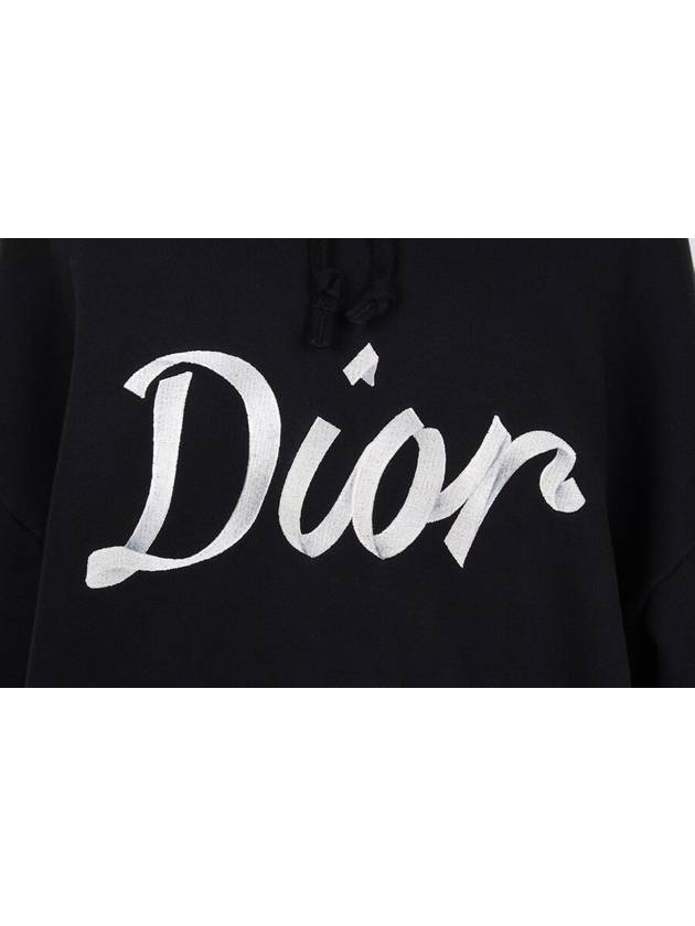 Drawstring 47 Logo Hoodie XL - DIOR - BALAAN 5