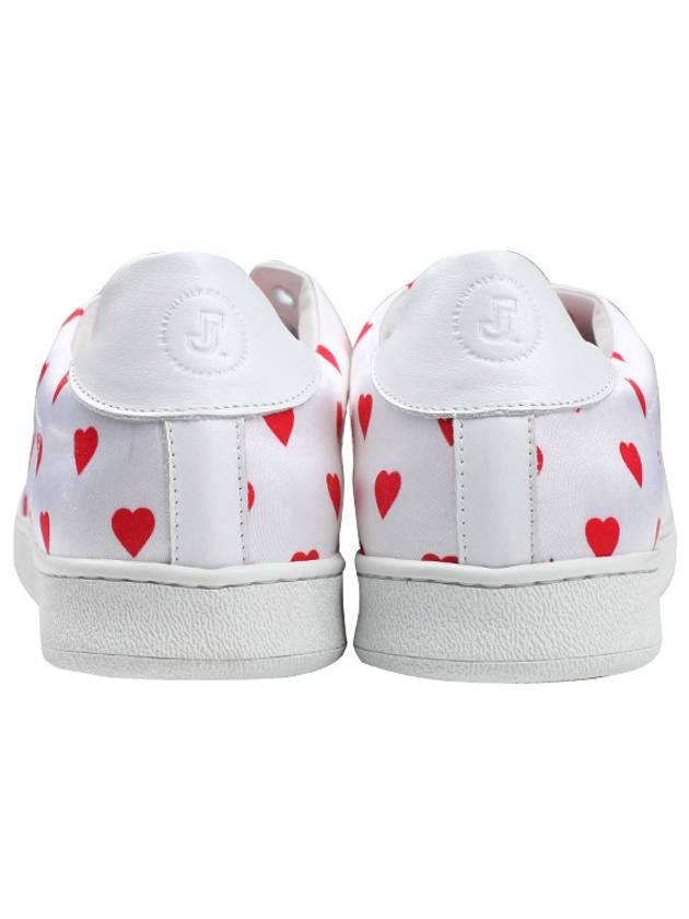 Women's 10073DHE WHITE HEART Heart sneakers - JOSHUA SANDERS - BALAAN 4