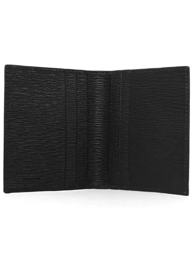 Gancini Card Wallet Black - SALVATORE FERRAGAMO - BALAAN 4