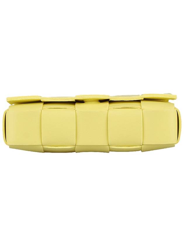 Cassette Intrecciato Small Cross Bag Yellow - BOTTEGA VENETA - BALAAN 7