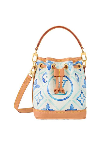 Nano Noe Bucket Bag Blue - LOUIS VUITTON - BALAAN 1