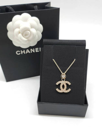 CC logo necklace gold cubic ABE114 - CHANEL - BALAAN 1