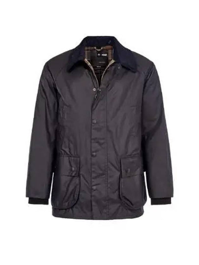 Bedale Wax Half Lined Jacket Navy - BARBOUR - BALAAN 2