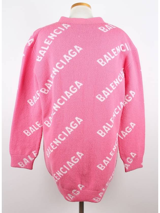 multi logo cardigan - BALENCIAGA - BALAAN 4