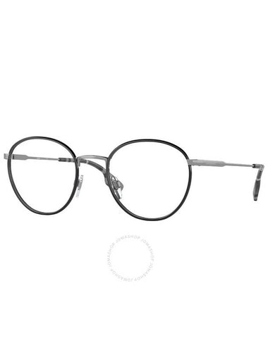 Eyewear Round Metal Eyeglasses Black - BURBERRY - BALAAN 1