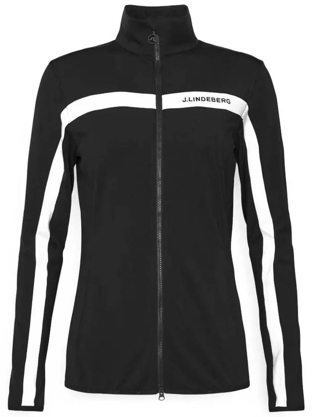 Janice Full Zip-up Jacket Black - J.LINDEBERG - BALAAN 2