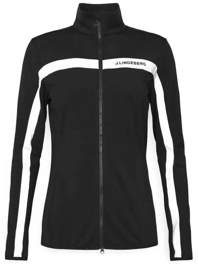 Janice Full Zip-up Jacket Black - J.LINDEBERG - BALAAN 2