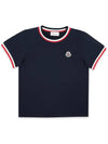 Kids Logo Patch Short Sleeve Navy 8C00018 83907 778 8 10A - MONCLER - BALAAN 3