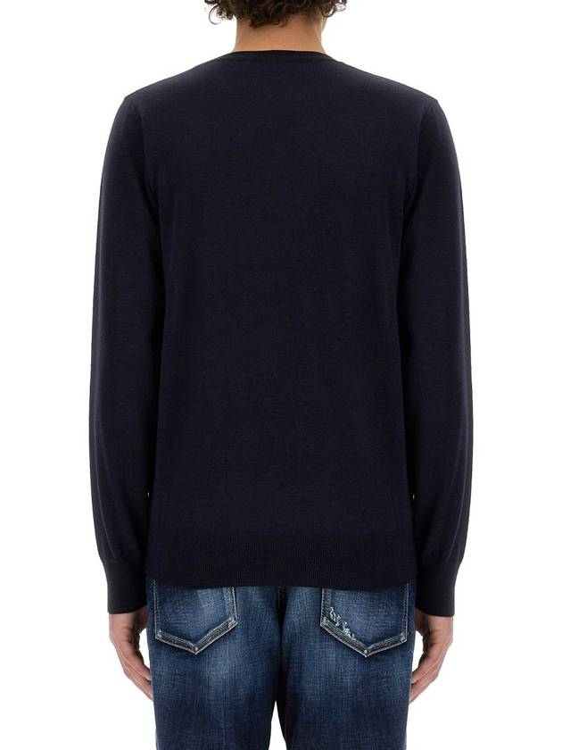 DSQUARED2 Crewneck Cotton Sweater With Logo - DSQUARED2 - BALAAN 3