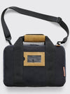 Embroidered logo nylon shoulder bag black - ACNE STUDIOS - BALAAN 2