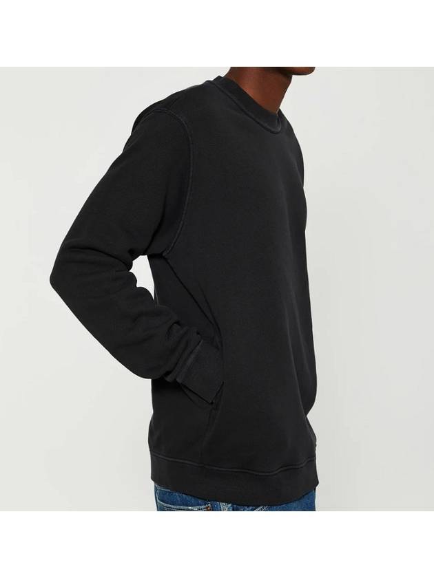 Compass Badge Sweatshirt Black - STONE ISLAND - BALAAN 6