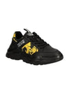 Chain Couture Speedtrack Low Top Sneakers Black - VERSACE - BALAAN 2