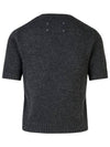 Washed Lambswool Crewneck Knit Top Grey - MAISON MARGIELA - BALAAN 4