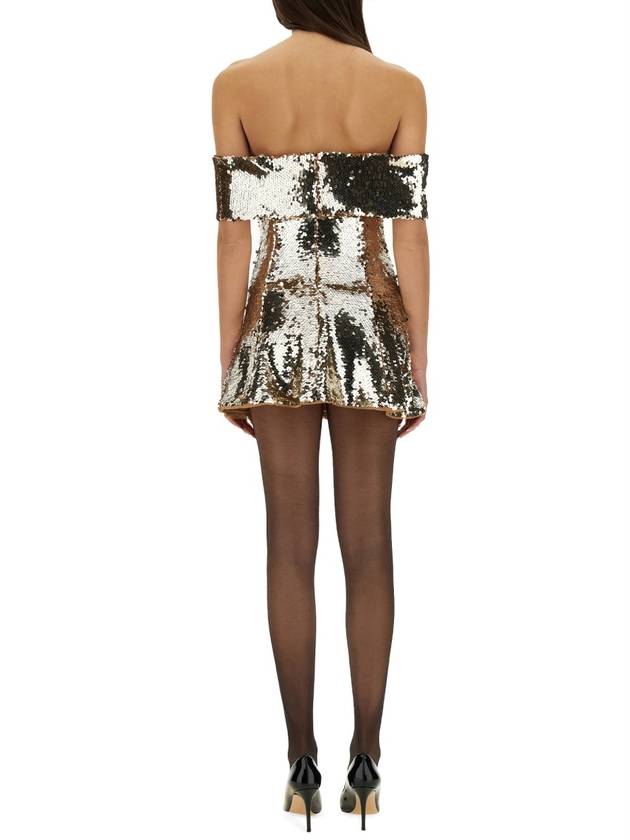 MINI DRESS WITH SEQUINS - SELF PORTRAIT - BALAAN 3