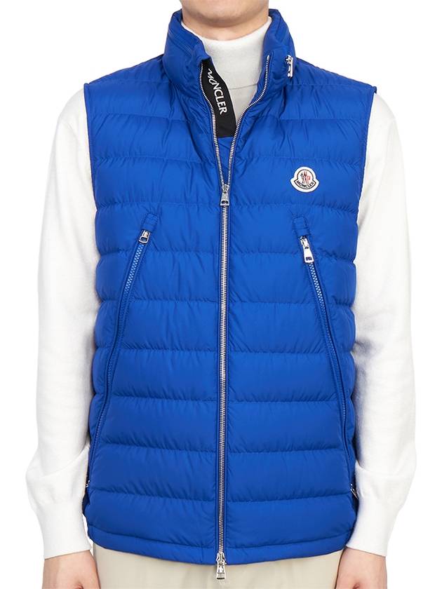 Albyt Padded Down Vest Blue - MONCLER - BALAAN 3