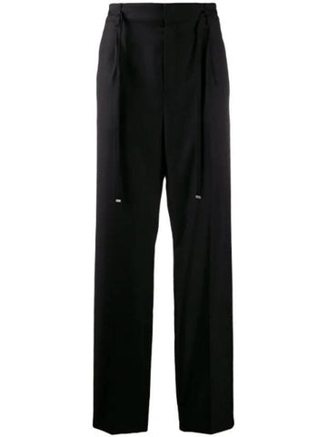 Men's Banding Straight Pants Black - SAINT LAURENT - BALAAN 1