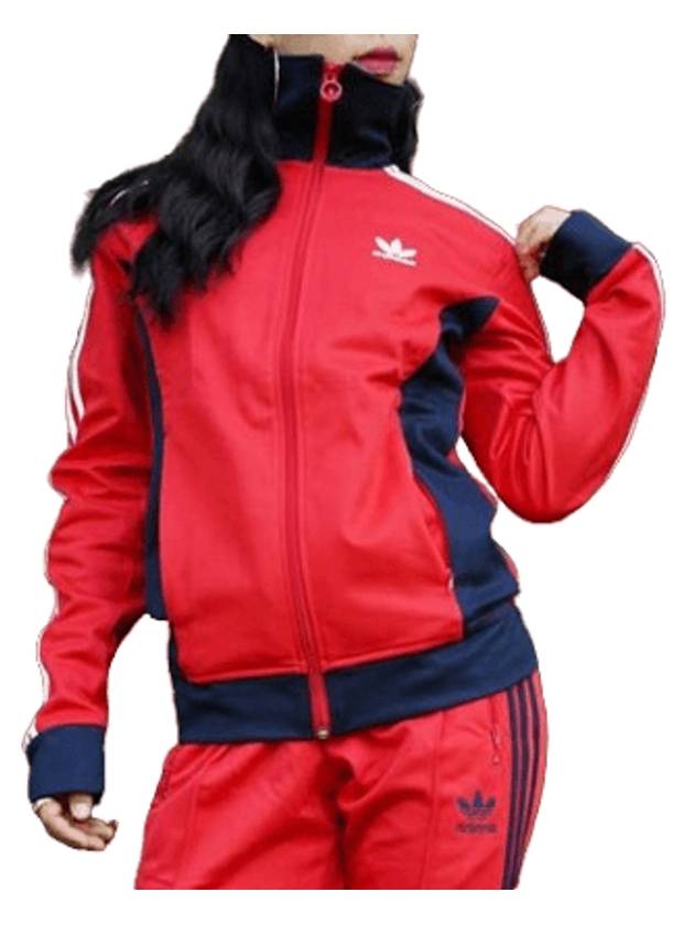 Europa Tricolor Track Jacket Red - ADIDAS - BALAAN 1