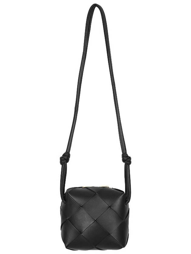 Intrecciato Cassette Mini Bag Black - BOTTEGA VENETA - 4