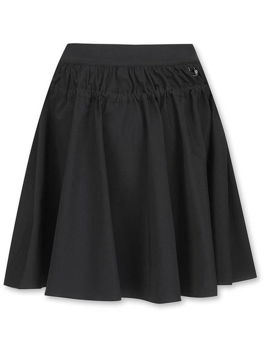 Women s long length high waist gathered culotte skirt - WAAC - BALAAN 2