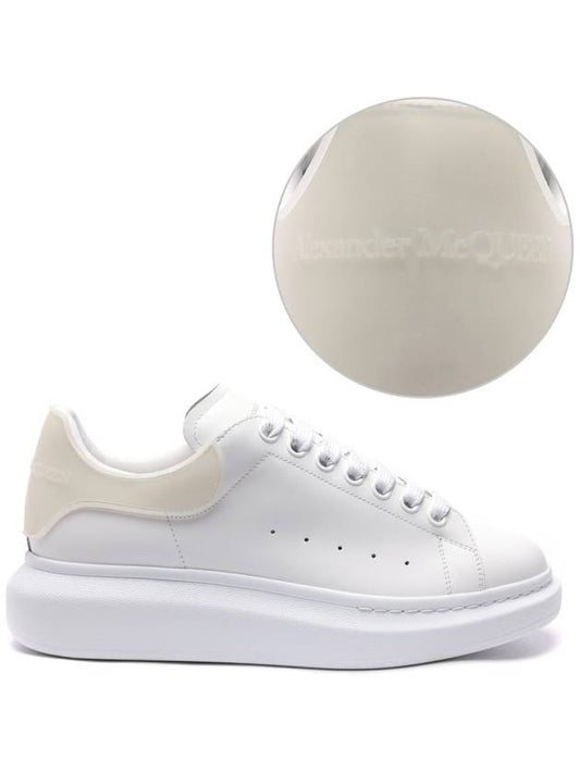 Larry Oversole White Line Tab Low Top Sneakers White - ALEXANDER MCQUEEN - BALAAN 2