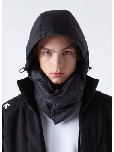 Padded hooded neck warmer black SP423UWAO3 - DESCENTE - BALAAN 1