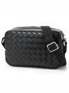 Classic Intrecciato Small Camera Cross Bag Black - BOTTEGA VENETA - BALAAN 3