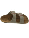 Arizona Suede Leather Slippers Taupe - BIRKENSTOCK - BALAAN 5