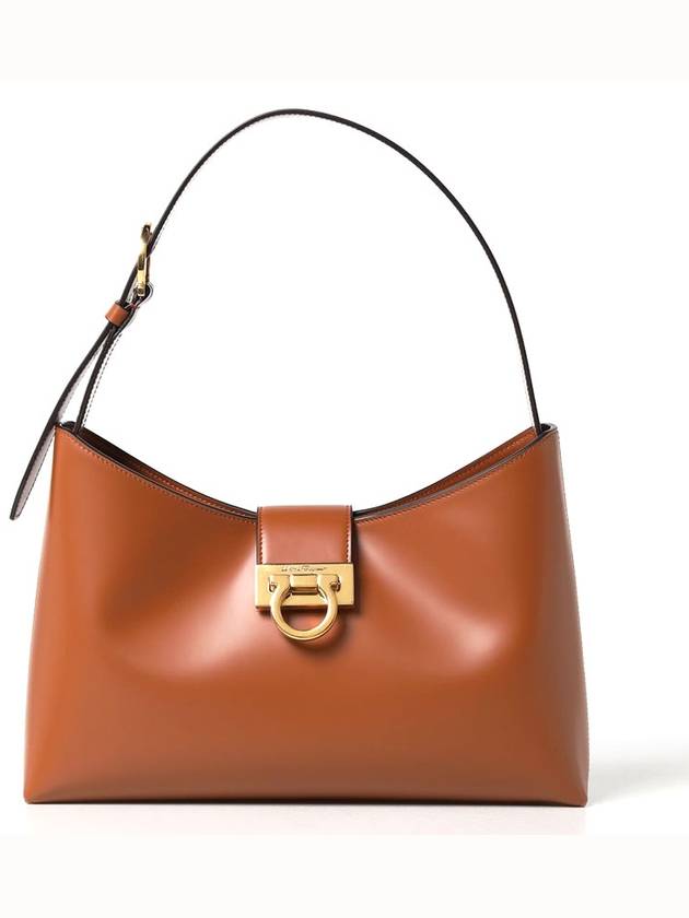 Trifolio Shoulder Bag Tan - SALVATORE FERRAGAMO - BALAAN 2