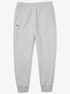 Men's Mesh Panel Logo Track Pants Grey - LACOSTE - BALAAN 1