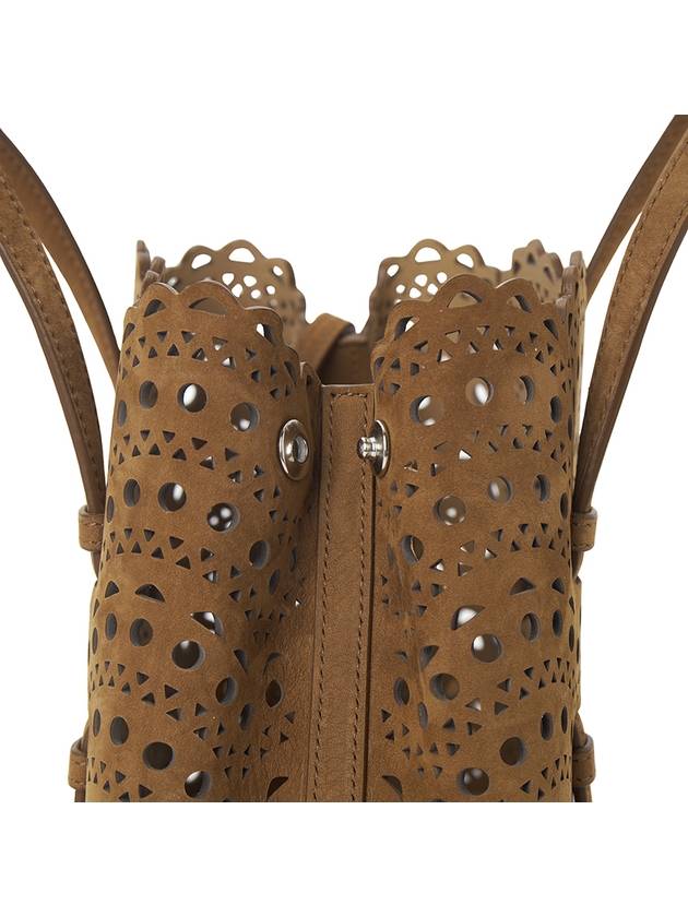 Mina 20 Tote Bag Brown - ALAIA - BALAAN 9