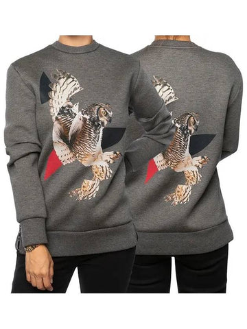 Eagle Printing Neoprene Sweatshirt PBJS193S - NEIL BARRETT - BALAAN 1