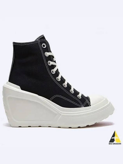 Chuck 70 De Luxe Wedge High Top Sneaker Black - CONVERSE - BALAAN 2