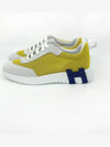 Bouncing Mesh Low Top Sneakers Jaune Topaze Blanc - HERMES - BALAAN 3