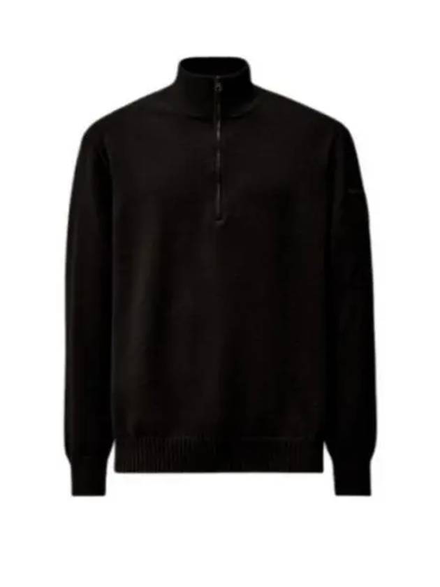 CP Company Merino Wool Polo Knit Sweater 17CLKN012A 005528A 999 - CP COMPANY - BALAAN 1