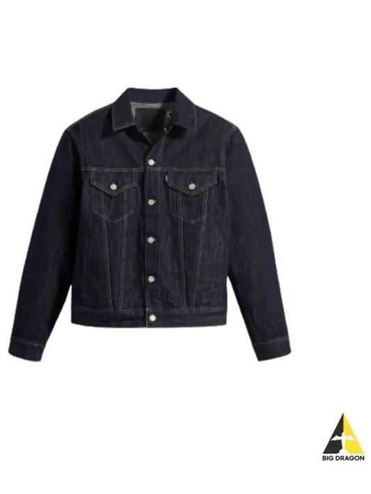 Classic Type III Trucker Jacket Navy - LEVI'S - BALAAN