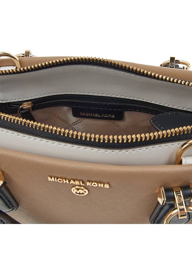 Women's Marilyn Tote Bag Camel Black - MICHAEL KORS - BALAAN 11