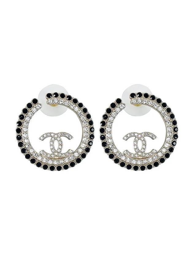 CC Crystal Earrings Gold - CHANEL - BALAAN 1