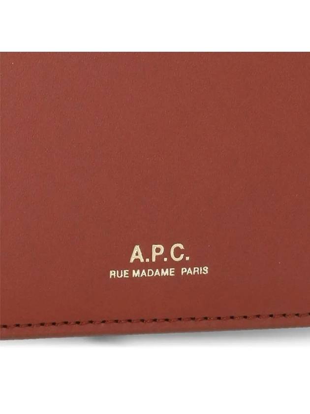 Demi Lune Card Wallet  Brown - A.P.C. - BALAAN 5