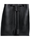 Logo Leather Bucket Bag Black - MIU MIU - BALAAN 10