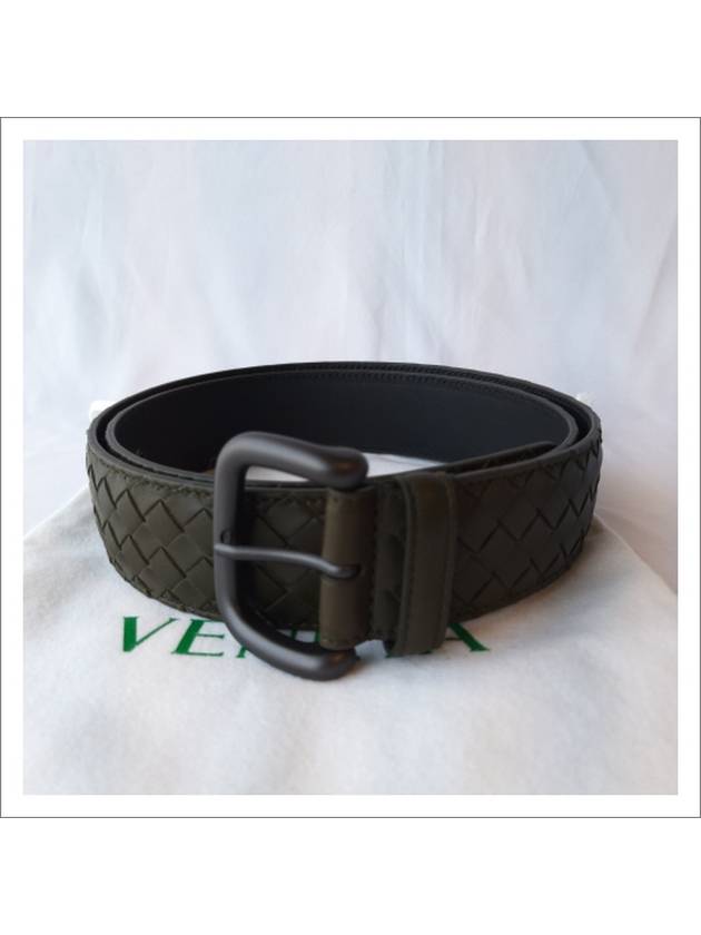 173784 V001O 3347 Intrecciato Men’s Belt - BOTTEGA VENETA - BALAAN 9