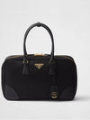 Re-Edition 1978 Re-Nylon Saffiano Leather Large Tote Bag Black - PRADA - BALAAN 2